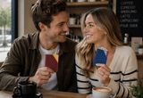 Mens Wallet - Handcrafted Two-Tone Minimalist Cardholder