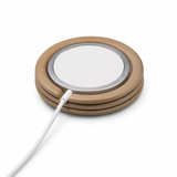 Ceramic Wireless Charging Pad Holder — Handcrafted Round Charger Dish