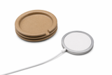 Ceramic Wireless Charging Pad Holder — Handcrafted Round Charger Dish