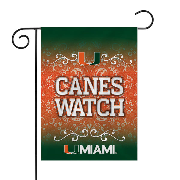 Miami Hurricanes Slogan Garden Flag