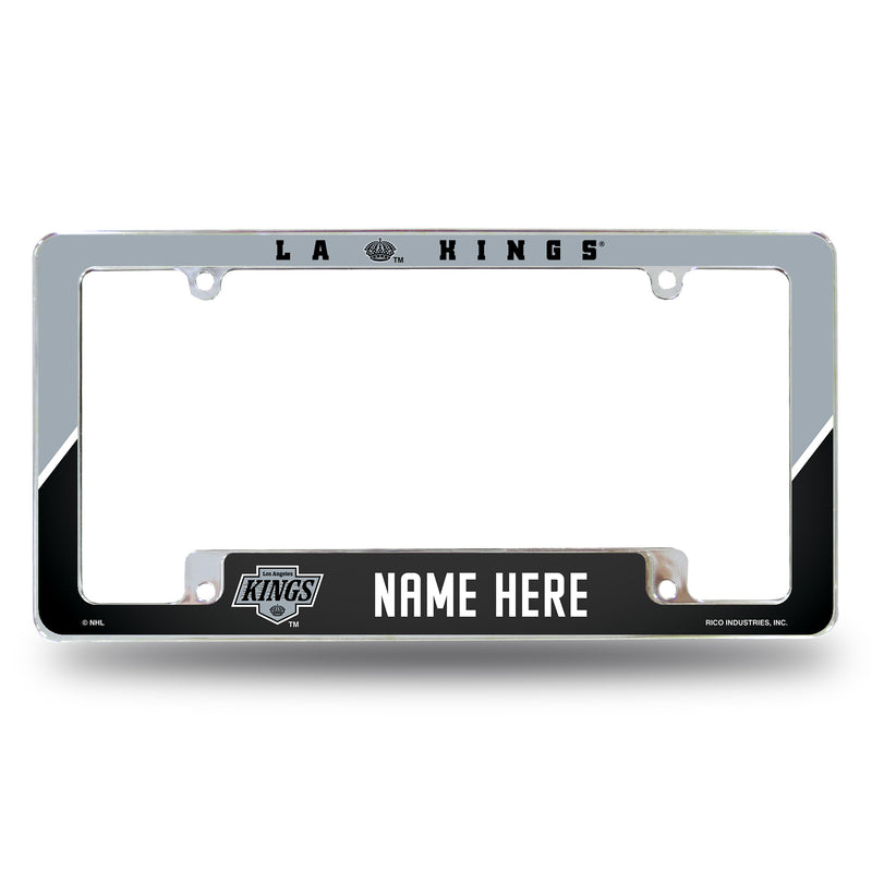 Los Angeles Kings Personalized All Over Chrome License Plate Frame