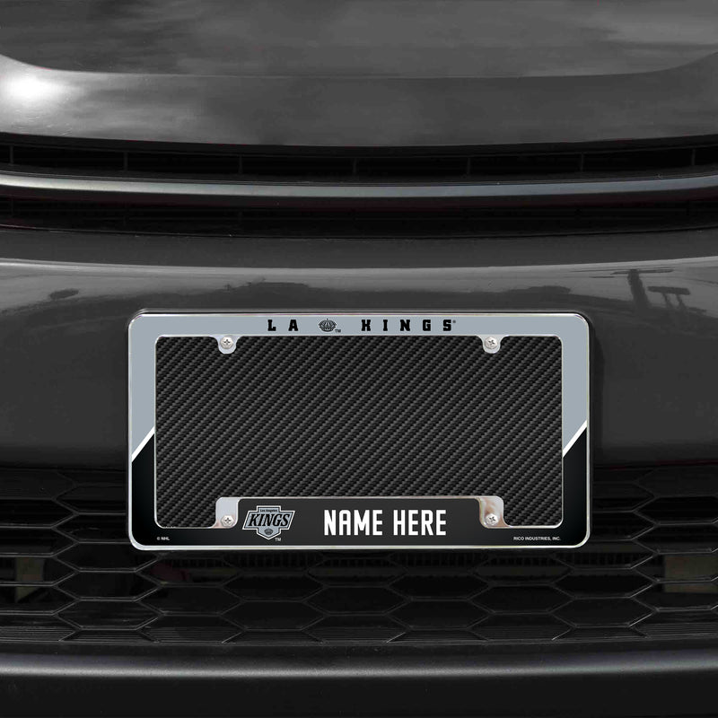 Los Angeles Kings Personalized All Over Chrome License Plate Frame