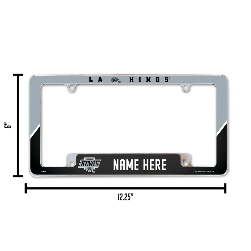Los Angeles Kings Personalized All Over Chrome License Plate Frame