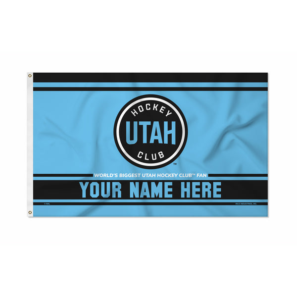 Utah Hockey Club Personalized Banner Flag (3X5')