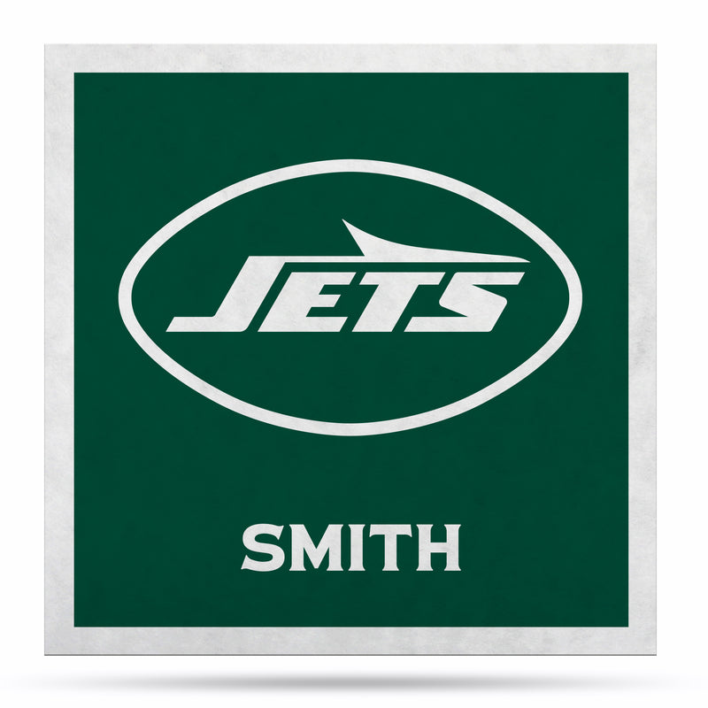 New York Jets Primary Logo 35" Personalized Felt Wall Banner