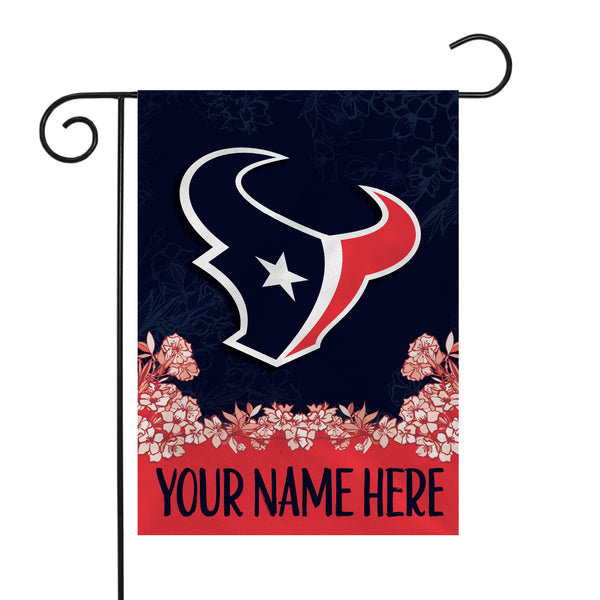 Houston Texans Personalized Garden Flag