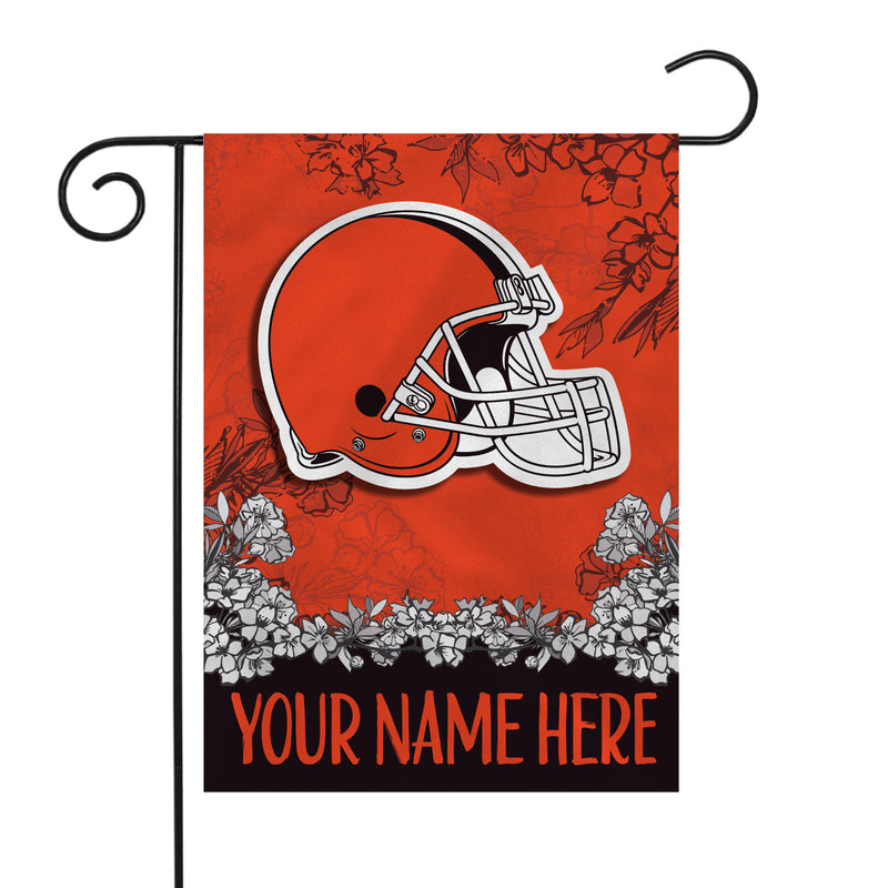 Cleveland Browns Personalized Garden Flag