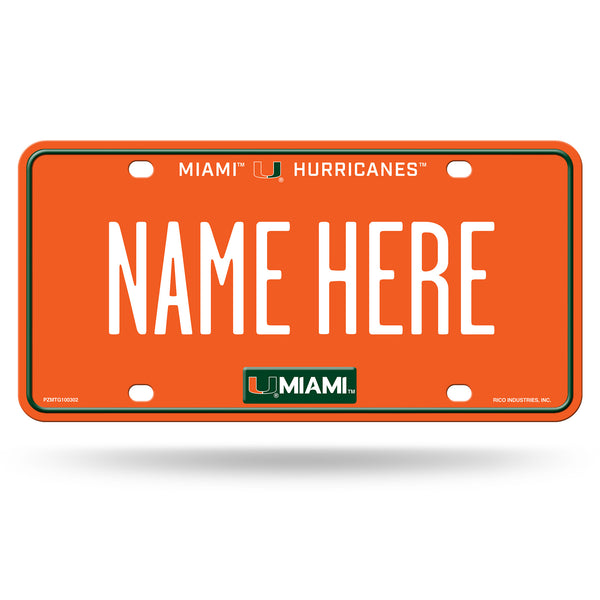 Miami University Personalized Metal Tag