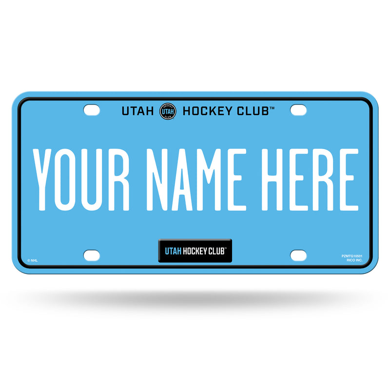 Utah Hockey Club Personalized Metal Auto Tag