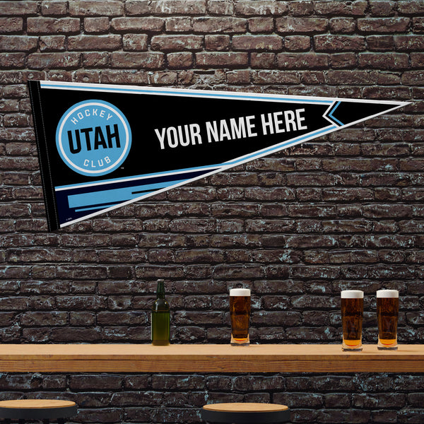 Utah Hockey Club Soft Felt Personalized Pennant (12x30")