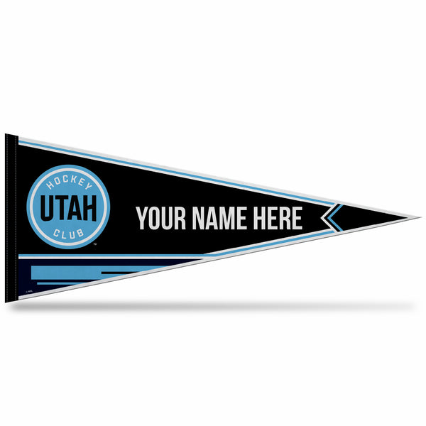 Utah Hockey Club Soft Felt Personalized Pennant (12x30")