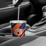 Auburn Personalized Clear Tumbler with Straw