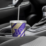 Washington University Personalized Clear Tumbler with Straw