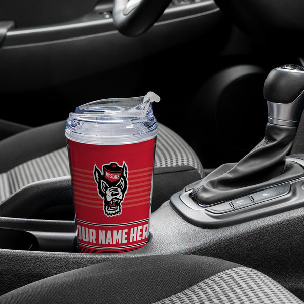 North Carolina State Wolfpack Personalized 24-Oz Hinged Lid Tumbler