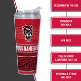 North Carolina State Wolfpack Personalized 24-Oz Hinged Lid Tumbler