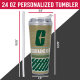 North Carolina-Charlotte 49ers Personalized 24-Oz Hinged Lid Tumbler