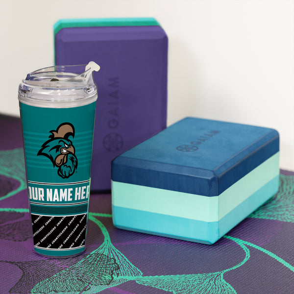 Coastal Carolina Chanticleers Personalized 24-Oz Hinged Lid Tumbler