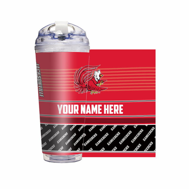 Jacksonville State Gamecocks Personalized 24-Oz Hinged Lid Tumbler