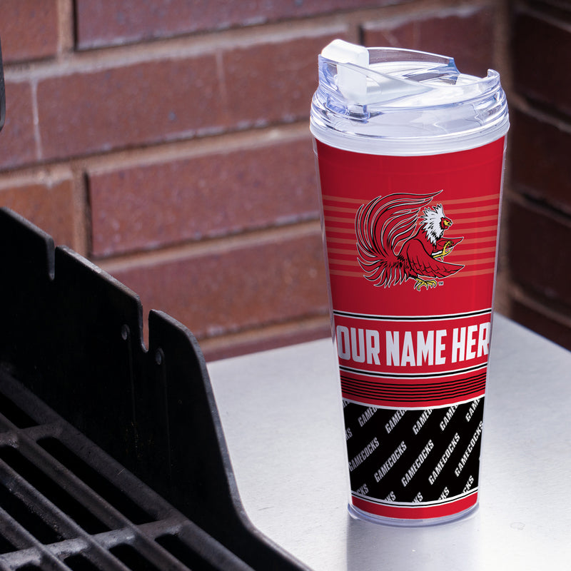 Jacksonville State Gamecocks Personalized 24-Oz Hinged Lid Tumbler