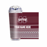 Mississippi State Bulldogs Personalized 24-Oz Hinged Lid Tumbler