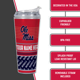 Mississippi Rebels Personalized 24-Oz Hinged Lid Tumbler