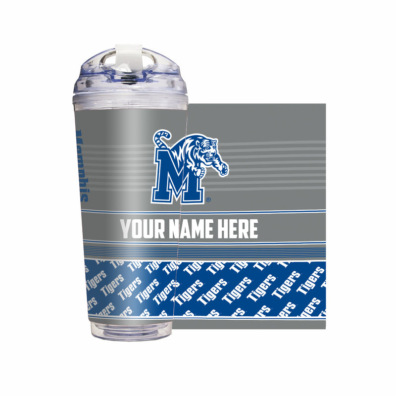 Memphis Tigers Personalized 24-Oz Hinged Lid Tumbler