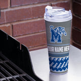 Memphis Tigers Personalized 24-Oz Hinged Lid Tumbler