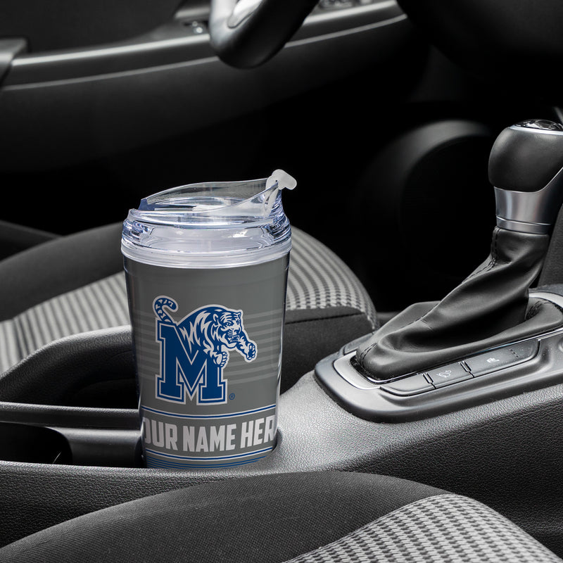 Memphis Tigers Personalized 24-Oz Hinged Lid Tumbler