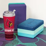 Louisville Cardinals Personalized 24-Oz Hinged Lid Tumbler