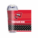 Western Kentucky Hilltoppers Personalized 24-Oz Hinged Lid Tumbler