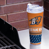 Bucknell Bison Personalized 24-Oz Hinged Lid Tumbler