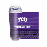 TCU Horned Frogs Personalized 24-Oz Hinged Lid Tumbler