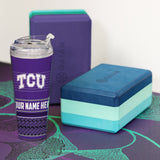 TCU Horned Frogs Personalized 24-Oz Hinged Lid Tumbler