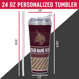 Texas State Bobcats Personalized 24-Oz Hinged Lid Tumbler