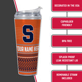 Syracuse Orange Personalized 24-Oz Hinged Lid Tumbler