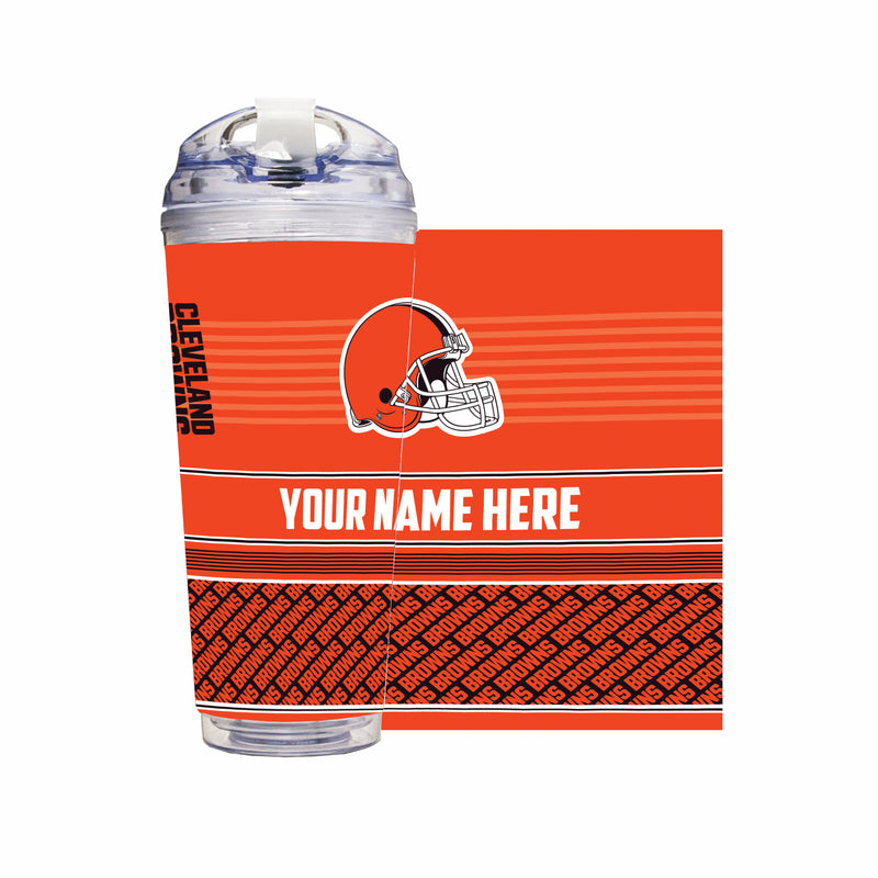 Cleveland Browns Personalized 24-oz Hinged Lid Tumbler