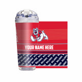 Fresno State Bulldogs Personalized 24-Oz Hinged Lid Tumbler