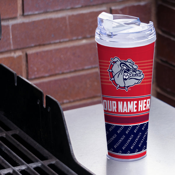 Gonzaga Bulldogs Personalized 24-Oz Hinged Lid Tumbler