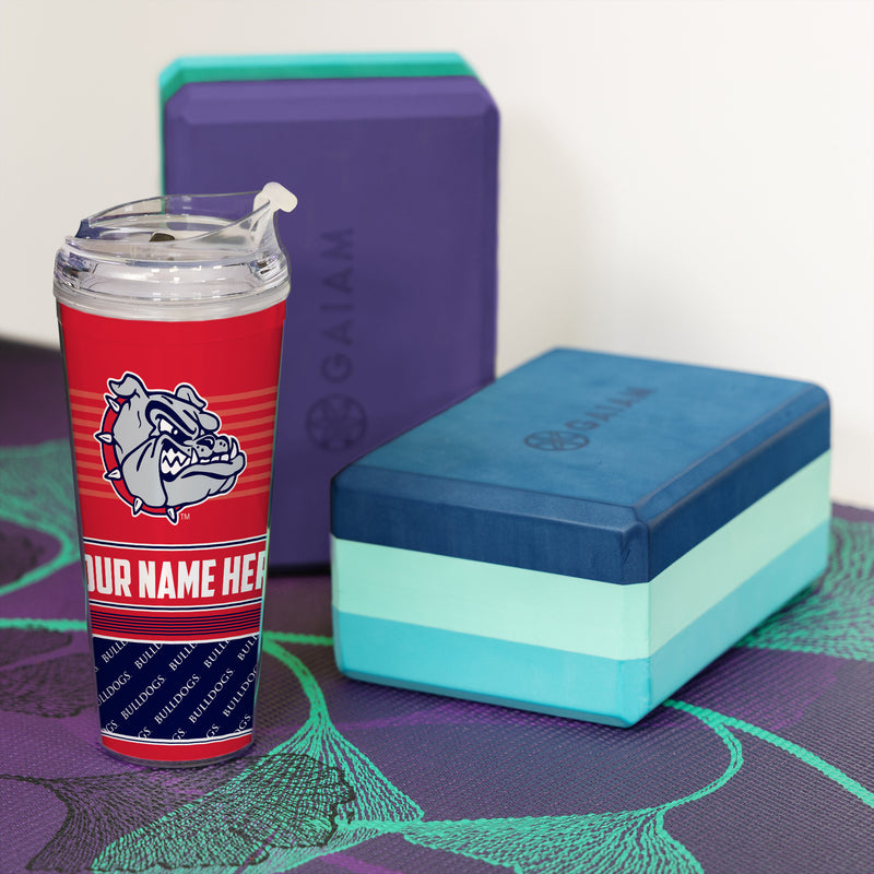 Gonzaga Bulldogs Personalized 24-Oz Hinged Lid Tumbler