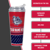 Gonzaga Bulldogs Personalized 24-Oz Hinged Lid Tumbler