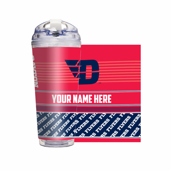 Dayton Flyers Personalized 24-Oz Hinged Lid Tumbler