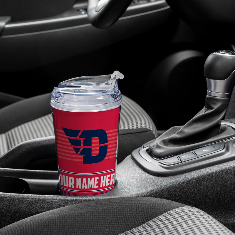 Dayton Flyers Personalized 24-Oz Hinged Lid Tumbler