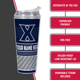Xavier Musketeers Personalized 24-Oz Hinged Lid Tumbler
