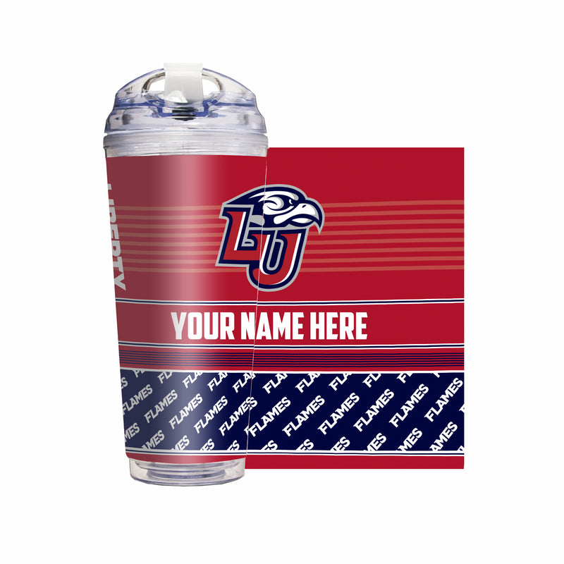 Liberty Flames Personalized 24-Oz Hinged Lid Tumbler