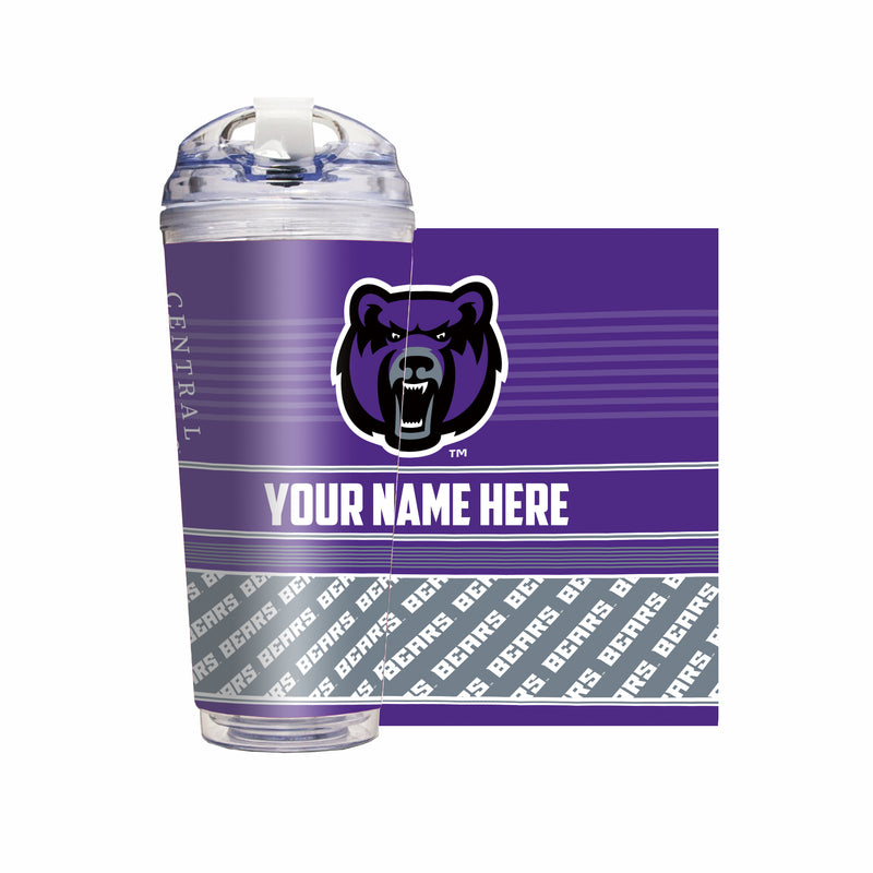 Central Arkansas Bears Personalized 24-Oz Hinged Lid Tumbler