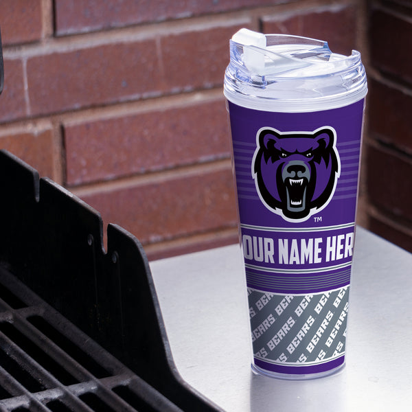 Central Arkansas Bears Personalized 24-Oz Hinged Lid Tumbler