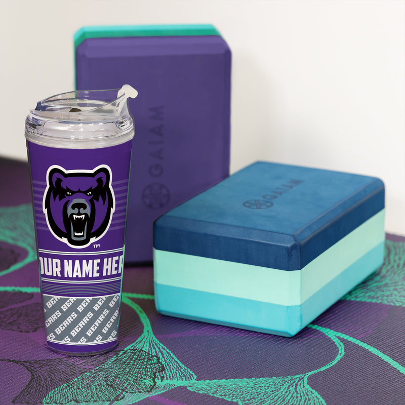 Central Arkansas Bears Personalized 24-Oz Hinged Lid Tumbler