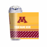 Minnesota Golden Gophers Personalized 24-Oz Hinged Lid Tumbler