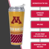 Minnesota Golden Gophers Personalized 24-Oz Hinged Lid Tumbler