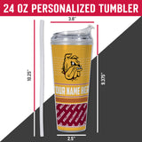 Minnesota-Duluth Bulldogs Personalized 24-Oz Hinged Lid Tumbler